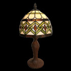 5LL-6027 Tiffany Bleiglaslampe Tischlampe Lampe...