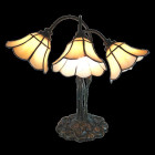 5LL-6029 Tiffany Bleiglaslampe Tischlampe Lampe...
