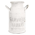 6Y2475W Milchkanne Farmers Market 18*15*27 cm Clayre...