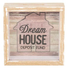 6H1780 Spardose Dream House Deposit Fund 15*5*15 cm...