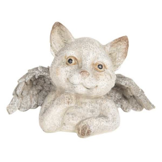 6PR2656 Dekoration Figur Katze mit Flügeln 21*11*14 cm Clayre & Eef