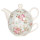 6CE1075 Tea for One romantisches florales Design Teekanne Kanne 16*10*14 cm 0,4L / 0,25L Clayre & Eef
