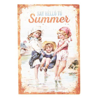 6PA0506 Notizbuch Say hello to the summer 21*15*1 cm Clayre & Eef
