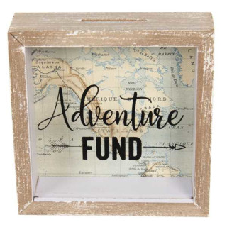 6H1734 Spardose My adventure fund 15*5*15 cm Clayre & Eef