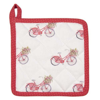 RBC45K Kinder Topflappen Kochlappen Serie Red bicylcle 16*16 cm Clayre & Eef