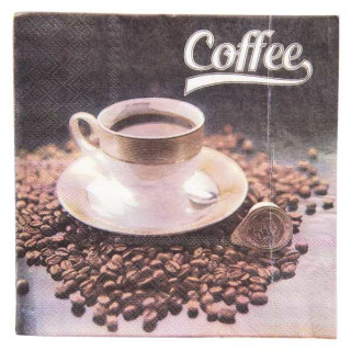 73055 Papierservietten Servietten Coffee 33*33 cm (20) Clayre & Eef