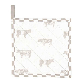 LWC45N Topflappen Kochlappen Serie Life with Cows 20*20 cm Clayre & Eef