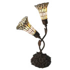 5LL-6063 Tiffany Bleiglaslampe Lampe Leuchte Tischlampe...