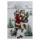 Clayre & Eef - Plaidt Kuscheldecke Wohndecke Sofadecke Weihnachtsmann Nikolaus - 130 170 cm