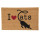 MC166 Fussmatte Türmatte Fußmatte  I love Cats 75*45*1 cm Clayre & Eef