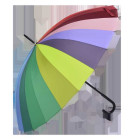 MLUM0030 Regenschirm Regenbogen Farben Flower Power...