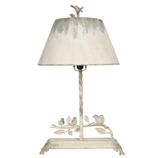 5LMP311 Niedliche Vintage Style Lampe Tischlampe mit Vögelchen 44*43*75 cm  E27/max 1*40W Clayre & Eef
