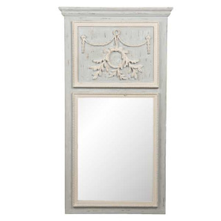 52S145 Shabby Style Spiegel Wandspiegel 65*120*5 cm Clayre & Eef