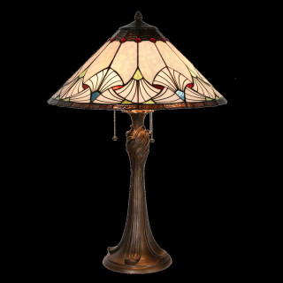 5LL-5394 Tiffany Lampe Tiffanylampe Tschlampe Tischleuchte Ø 51*78 cm Clayre & Eef / Lumilamp
