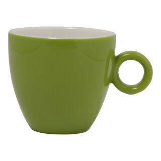 GD19152SL hellgrün Tasse Becher Mug Kaffeetasse Porzellan 17 cl