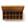 GD696482SL Holz Teekiste Teedose Kiste Tee 12 Fächer 37.5 x 15.5 x 10 cm