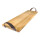 GD45878SL Tablett Buche mit Ledergriff  Holztablett 69 cm