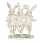 Clayre & Eef - Oster-Deko Osterhase Bande tanzend...