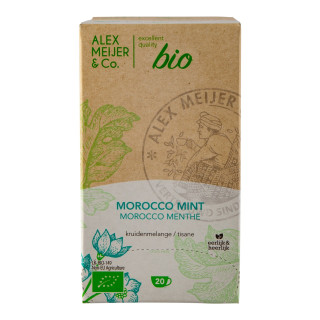 GD75237SL Tee-Aufgussgetränke Marokko Minze Bio Fairtrade 20 x 2 gr. Alex Meijer