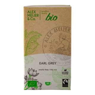 GD75236SL Earl Grey Schwarzer Tee Bio Fairtrade 20 x 2 gr. Alex Meijer