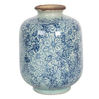 6CE1199 Vase Blumenvase Keramikvase Ø 10*15 cm Clayre & Eef