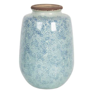 6CE1204 Vase Blumenvase Keramikvase Ø 17*26 cm Clayre & Eef