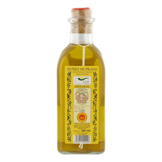 GD777209SL Spanisches Olivenöl extra vergine ungefiltert, BIO, Nuñez de Prado, 0,5 Liter