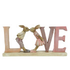 Clayre & Eef - Verliebte Oster-Hasen LOVE Aufsteller...