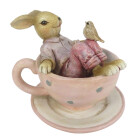 Clayre & Eef - Oster-Hase in Kaffee-Tasse Oster-Deko...
