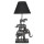 5LMC0003 Tisch-Lampe Tisch-Leuchte Elefant Nashorn Zebra 32*27*65 cm Clayre & Eef