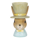 6PR3318 Eierbecher Eierhalter Oster-Hase 7*7*12 cm Clayre...