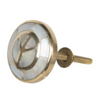 Clayre & Eef - Tür-Schrank-Knopf-Griff -  ca. 3 cm