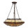 5LL-6082 Tiffany-Decken-Lampe-Leuchte Ø 51*112 cm E27/max 3*60W Clayre & Eef