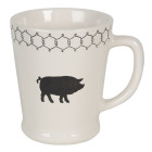 6CEMU0095 Tasse Becher Mug Serie Animal Farm Schwein...