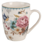 PIRMU Becher Tasse Mug Pot Serie Peony Roses Pfingst-Rose...
