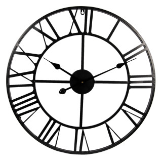 5KL0138 Wanduhr Uhr Industrie Design Ø 60*4 cm / 1*AA Clayre & Eef