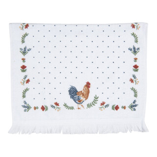 CTCOR Gästehandtuch Handtuch Küchentuch Hahn 40*66 cm Clayre & Eef