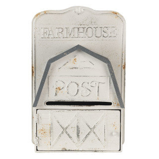 6Y4246 Briefkasten Postkasten Mailbox Letterbox Farmhouse 26*12*39 cm Clayre & Eef