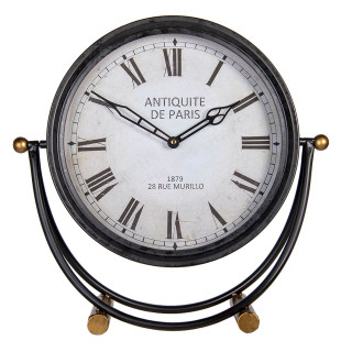 6KL0725 Antique de Paris Uhr Tischuhr Standuhr 40*13*36 cm Clayre & Eef