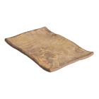 GD30435SL Exklusive Holz-Optik Schale Platte 13,5 x 10 cm