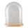 Clayre & Eef - Glasglocke Foodcover Stolpe Gloche Lebensmittelaufbewahrung - 34 20 40 cm