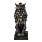 6PR3389 Skulptur Figur Löwe König der Tiere...