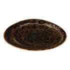 GD84690SL Teller " dreieck " jersey 17 cm, braun