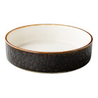 GD147489SL Jersey Teller tief stapelbar braun 18cm