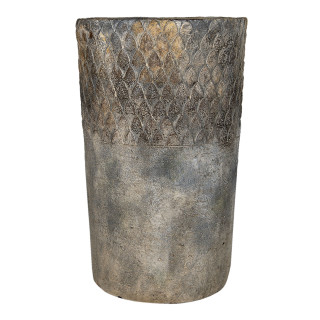 6TE0366 Blumentopf Übertopf Pflanzschale Vasen-Form Ø 24*39 cm Clayre & Eef