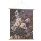 5WK0039 Wandkarte Bild Blumen 80*2*100 cm Clayre & Eef