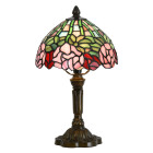 LumiLamp - Tiffany-Lampe Tischlampe Tischleuchte E14/max...