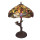 5LL-6111 Tiffany-Lampe Tischlampe Tischleuchte mit Vogel/Ast Ø 41*57 cm E27/max 2*60W Clayre & Eef/Lumilamp
