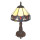 5LL-6108 Tiffany-Lampe Tischlampe Tischleuchte Ø 20*34 cm E14/max 1*25W Clayre & Eef/Lumilamp