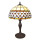 5LL-6153 Tiffany-Lampe Tischlampe Tischleuchte Ø 31*43 cm E27/max 1*40W Clayre & Eef/Lumilamp